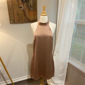 NWT Lulu’s Halter Mini Slip Dress